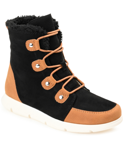Journee Collection Women's Laynee Cold Weather Boots In Black