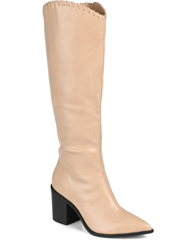 Journee Collection Collection Women's Tru Comfort Foam Wide Width Daria Boot In Tan