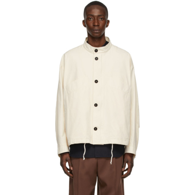 Jil Sander Light Beige Cotton Field Jacket