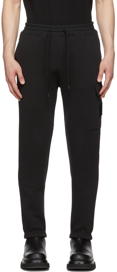 Mackage Marvin Tapered-leg Cotton-blend Jersey Jogging Bottoms In Black