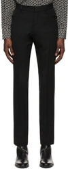 TOM FORD BLACK ACTIVE SHETLAND ATTICUS TROUSERS