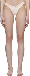 Magda Butrym Floral-print Bikini Bottoms In Light Pink