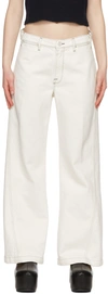 FRAME OFF-WHITE LE 'BAGGY PALAZZO JEANS