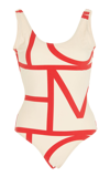 TOTÊME WOMEN'S MONOGRAM ONE-PIECE SWIMSUIT