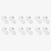 Nike Kids' 6-pack Everyday Cushioned No-show Training Socks In White
