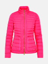 Woolrich Fuchsia Nylon Down Jacket In Pink