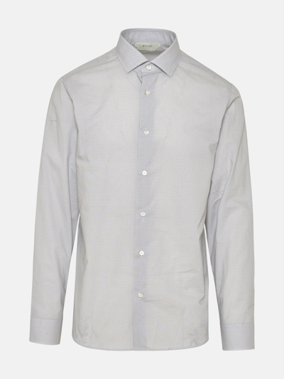 Z Zegna Grey Cotton Shirt