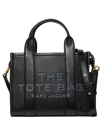 Marc Jacobs Women Black Leather Medium The Tote Bag Handbag In Black