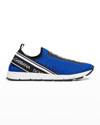 Dolce & Gabbana Girl's Sorrento Sneakers, Toddler/kid In Blue