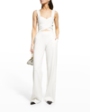 Altuzarra Hypnos Wide-leg Pants In Natural White