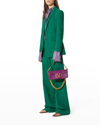 Valentino Single-breasted Wool-silk Blazer In Green
