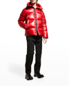 Canada Goose Men's Crofton Puffer Jacket In Red