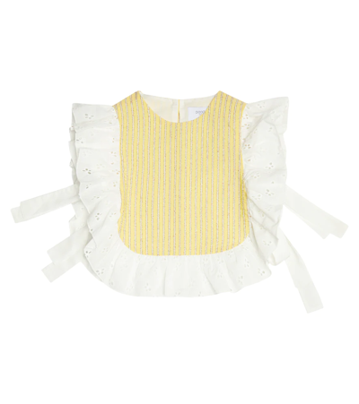Paade Mode Kids' Auguste Striped Top In Auguste Yellow