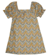 The New Society Aubrey Printed Cotton Dress In Aubrey Forest Liberty