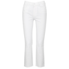 Paige Cindy High Waist Raw Hem Ankle Jeans In White