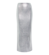 Tom Ford Glossy Viscose Jersey Pencil Skirt In Pewter & Silver