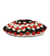 Ganni Crocheted Wool-blend Beret In Orangedotcom