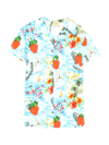 GUCCI GUCCI KIDS STRAWBERRY SMOOTHIE PRINTED SHIRT