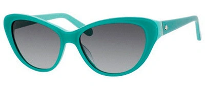 Kate Spade Della/s Y7 0jup Cat Eye Sunglasses In Grey