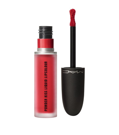 Mac Powder Kiss Liquid Lipcolour In Red