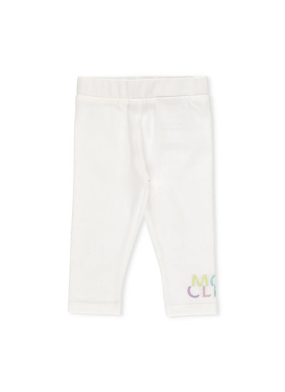 Moncler Babies' Pants With Logo In White