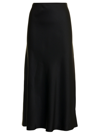 Maison Margiela Long Flared Skirt In Black