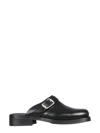 Our Legacy Ssense Exclusive Black Leather Camion Mule Loafers In Nero