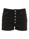Dondup Short Klum In Cotone Stretch Nero Dp277bbs0030dptddd999 In Nero
