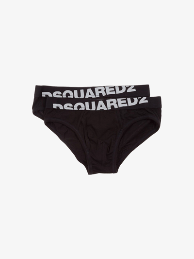 Dsquared2 Mens Black Other Materials Brief