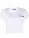 Balmain Women's White Cotton T-shirt