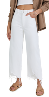 DL HEPBURN WIDE LEG HIGH RISE JEANS WHITE DISTRESSED