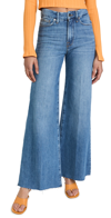 Good American Good Waist Palazzo Jeans In Indigo