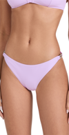 Stella Mccartney Logo Embellished Bikini Bottoms In Orchid