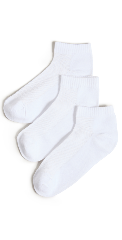 Stems Everyday Ankle Socks Pack In Whites