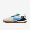 Nike Streetgato Soccer Shoes In White,black,lime Glow,light Photo Blue