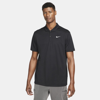 Nike Men's Court Dri-fit Tennis Polo In Black