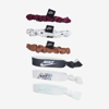 Nike Velvet And Elastic Hairbands In Multi-color,sangria,white