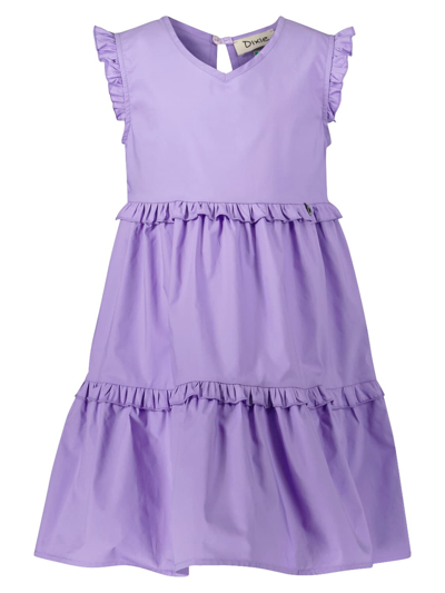 Dixie Kids Dress For Girls In Purple