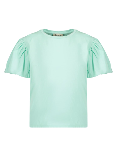 Dixie Kids T-shirt For Girls In Turquoise