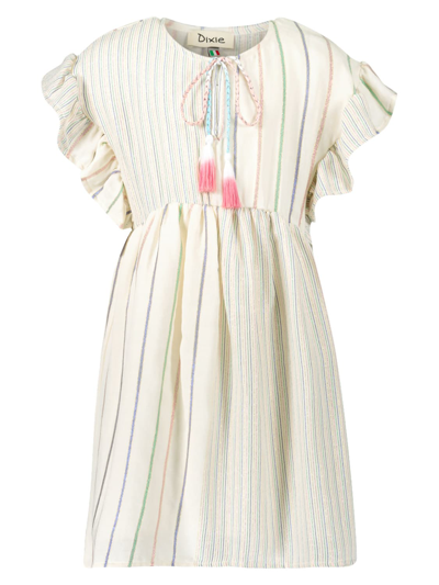 Dixie Kids Dress For Girls In Beige