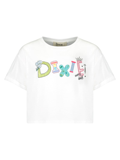 Dixie Kids Maglietta Per Bambini In White
