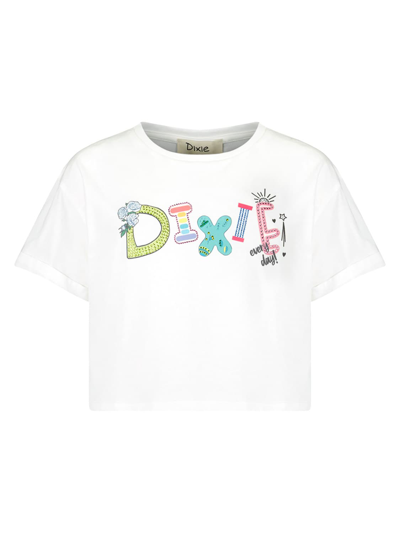 Dixie Kids Maglietta Per Bambini In Bianco