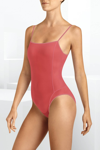 Item M6 All Mesh Shape Bodysuit In Pink