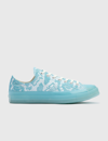Converse Golf Wang Chuck 70 Ox Snake-effect Leather Sneakers In Vintage White/blue Topaz/black