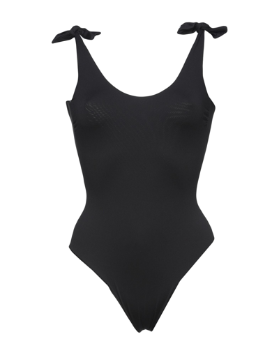 S And S One-piece Swimsuits In Black