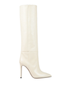 Paris Texas Knee Boots In Ivory