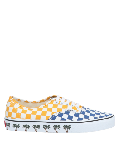 Vans Man Sneakers Light Blue Size 11.5 Textile Fibers In Multi