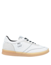 Mm6 Maison Margiela Mm6 Logo-patch Lace-up Sneakers In White
