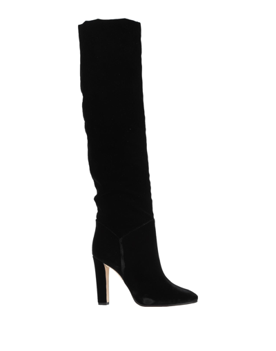 Alberta Ferretti Knee Boots In Black