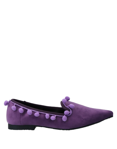 Divine Follie Loafers In Purple